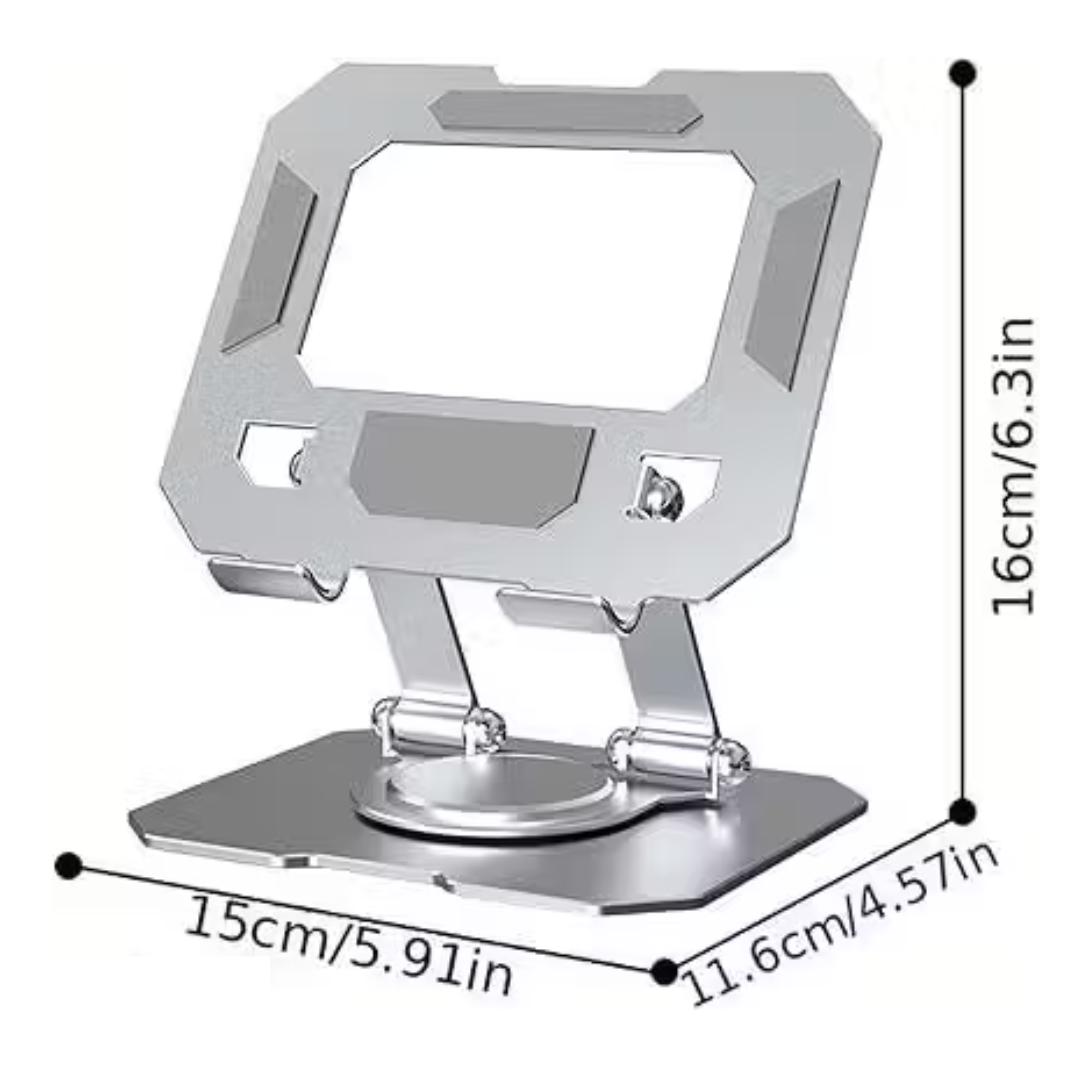 TuffDock™ – Foldable 360° Tabletop Stand for Phone, Tablet & Laptop