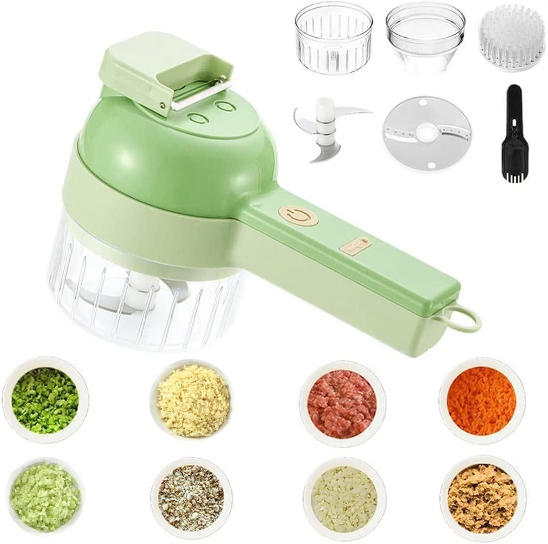 SwiftChop⢠2.0 | 4-in-1 Electric Cutter, Blender & Cleaner