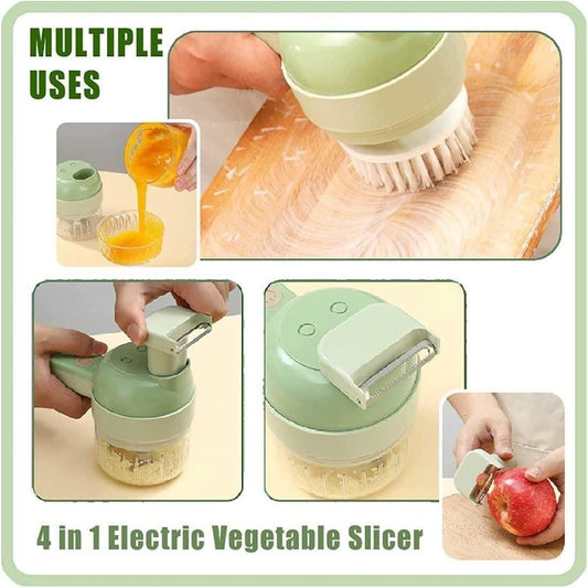 SwiftChop™ 2.0 | 4-in-1 Electric Cutter, Blender & Cleaner