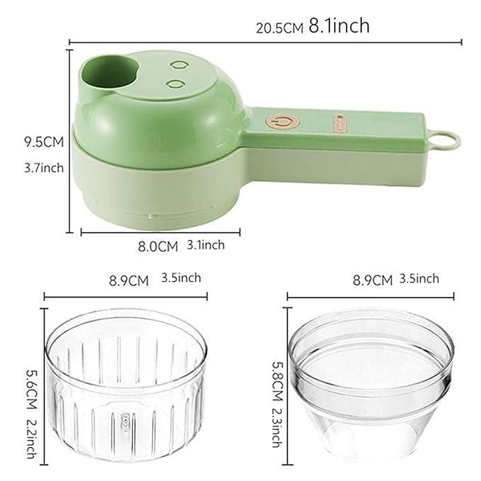 SwiftChop⢠2.0 | 4-in-1 Electric Cutter, Blender & Cleaner