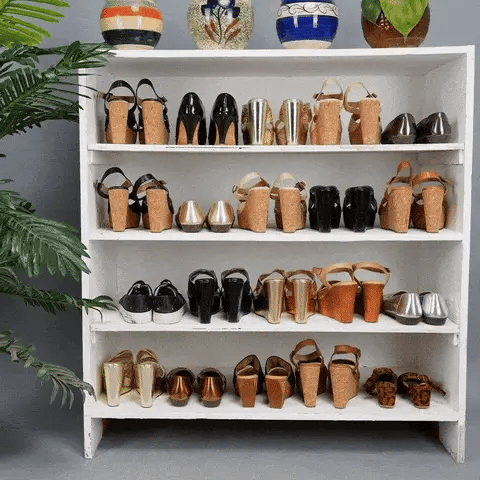 ShoeStacker™ 2.0 – Adjustable Double-Layer Shoe Organizer (pack of 6)