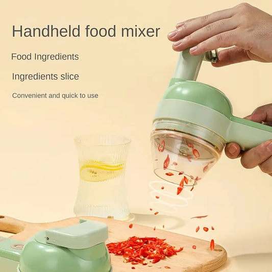 SwiftChop™ 2.0 | 4-in-1 Electric Cutter, Blender & Cleaner